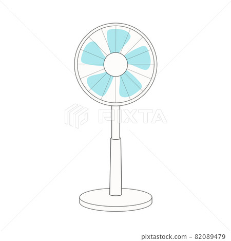 Illustration of a single fan - Stock Illustration [82089479] - PIXTA