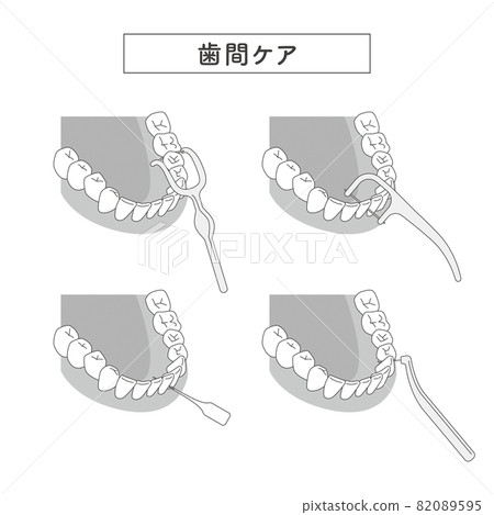 Interdental care floss interdental brush 82089595