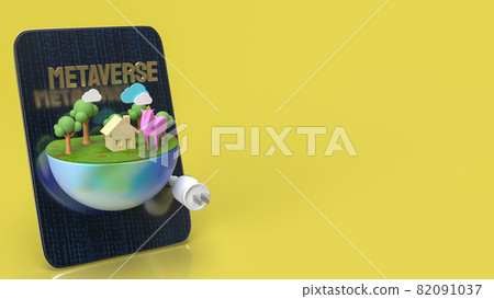 The table and earth for metaverse for technology or vr concept 3d rendering The table and earth for metaverse for technology or vr concept 3d rendering 82091037
