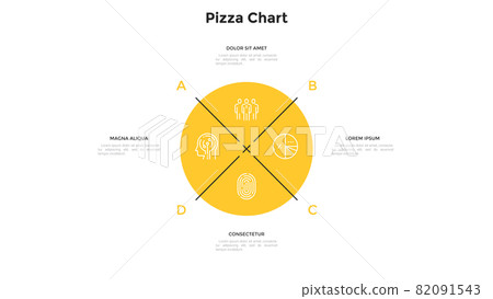 Modern Infographic Vector Template 82091543