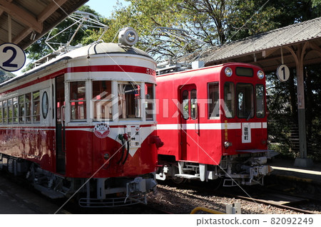 Former Meitetsu Minomachi Line Mino Station (Mino City, Gifu Prefecture) 82092249