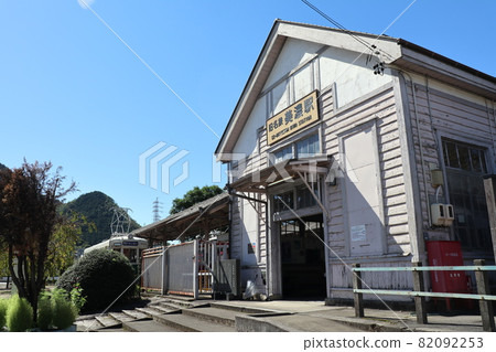 Former Meitetsu Minomachi Line Mino Station (Mino City, Gifu Prefecture) 82092253