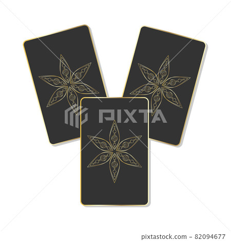 Back side template of cards, fortune telling, tarot, games. Simple geometric floral . The concept of simplicity, graceful contour ornament. Back side template of cards, fortune telling, tarot, games. Simple geometric floral . The concept of simplicity, graceful contour ornament. 82094677