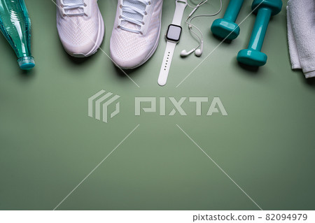 Sport flat lay 82094979