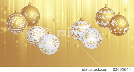 Patterned Christmas ornament set. 82095644