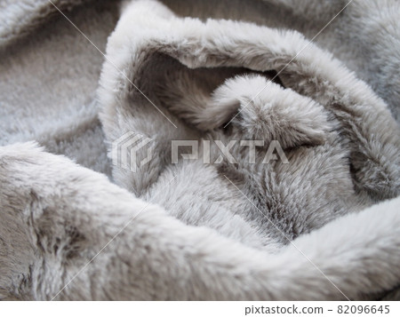 灰兔毛風格人造毛皮 灰兔毛風格人造毛皮 82096645