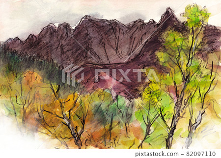 從戶隱山頂眺望高津山【秋葉】10月登山 從戶隱山頂眺望高津山【秋葉】10月登山 82097110