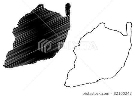 Lisbon City (Portuguese Republic, Portugal) map vector illustration, scribble sketch City of Lisbon map 82100242