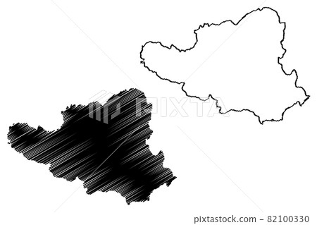 District of Peja (Republic of Kosovo and Metohija, Districts of Kosovo, Republic of Serbia) map vector illustration, scribble sketch Pec map District of Peja (Republic of Kosovo and Metohija, Districts of Kosovo, Republic of Serbia) map vector illustration, scribble sketch Pec map 82100330