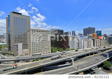 Tokyo cityscape around Kanda Tokyo cityscape around Kanda 82102122