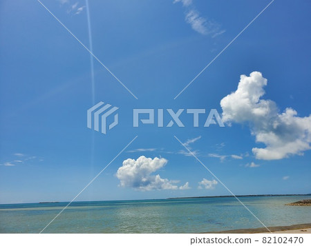 Okinawa Ishigaki Island Cobalt Blue Sea 82102470
