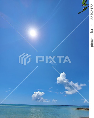 Okinawa Ishigaki Island Cobalt Blue Sea 82102472