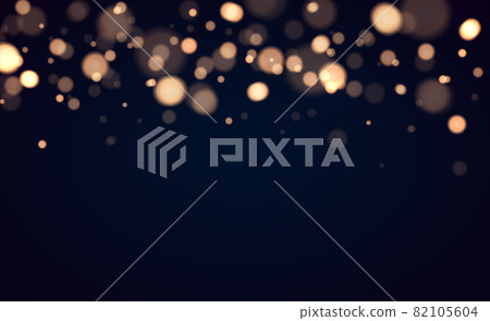 Shining bokeh isolated on transparent background 82105604