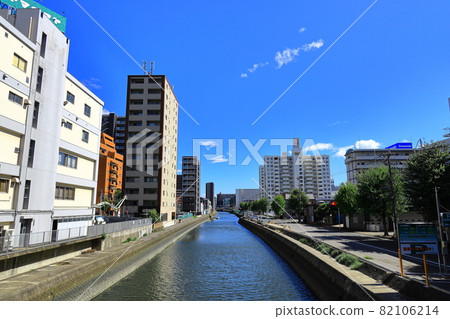 Hori River seen from Sanno Bridge, Naka-ku, Nagoya 82106214