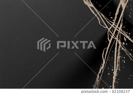 Christmas frame gold black background texture 82108237