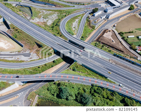 Junction drone shooting 82109145