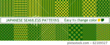 Japanese pattern seamless pattern set Japanese pattern seamless pattern set 82109327