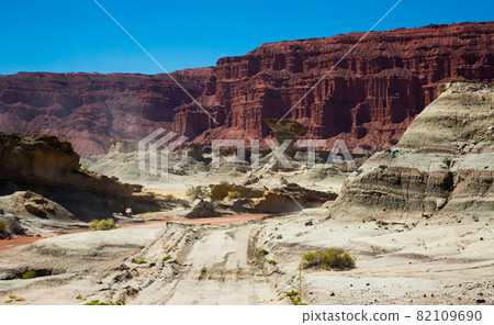 Geological formations in Ischigualasto Geological formations in Ischigualasto 82109690