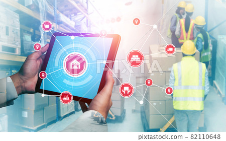 Smart warehouse management system with innovative internet of things technology 82110648