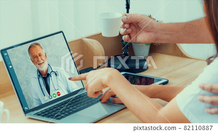Doctor telemedicine service online video for virtual patient health medical chat Doctor telemedicine service online video for virtual patient health medical chat 82110887