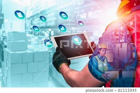 Smart warehouse management system with innovative internet of things technology 82111935