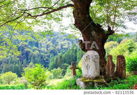 古石碑2109信州石碑櫻花下石碑 82113536