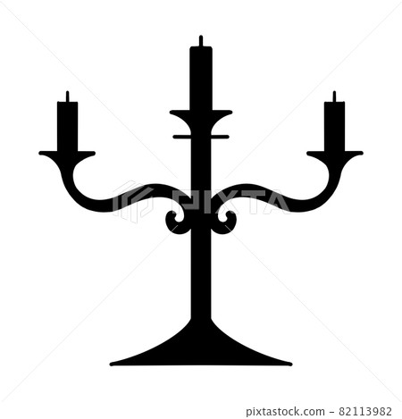 Candlestick silhouette Candlestick silhouette 82113982
