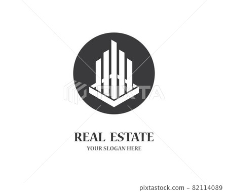 Real estate logo icon illustration 82114089