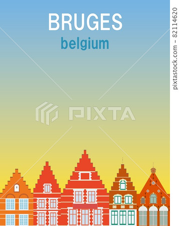 Bruges brugge Belgium belgium evening view 82114620