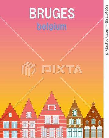 Bruges brugge Belgium belgium evening view 82114655