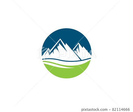 Mountain logo template vector icon illustration Mountain logo template vector icon illustration 82114666