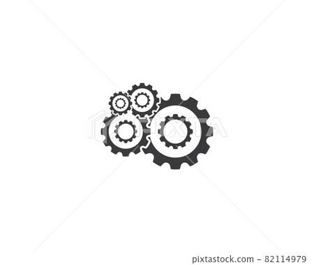 Gear logo template vector icon illustration 82114979