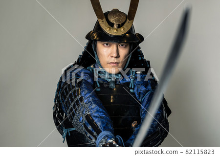Armor warrior wielding a sword Samurai samurai warrior 82115823
