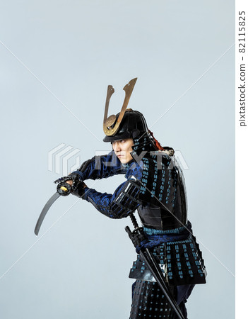 Armor warrior wielding a sword Samurai samurai warrior 82115825