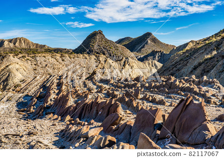 Dragon Tail, Colas de Dragon in Tabernas Desert in Almeria, Spain Dragon Tail, Colas de Dragon in Tabernas Desert in Almeria, Spain 82117067