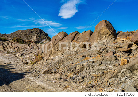 Dragon Tail, Colas de Dragon in Tabernas Desert in Almeria, Spain 82117106