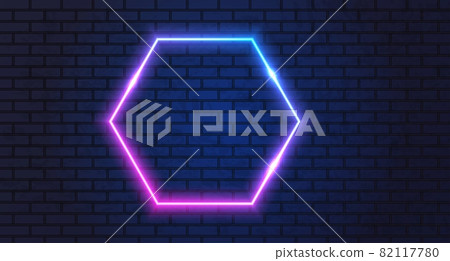 Neon frame for your design Neon frame for your design 82117780