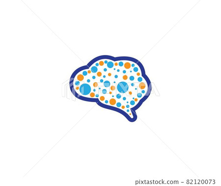 Brain logo template vector icon 82120073