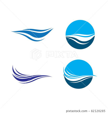 Water wave logo images Water wave logo images 82120285
