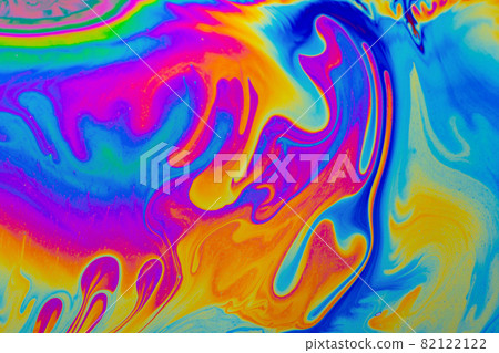 Rainbow colors. Psychedelic multi colored patterns background. Photo macro shot of soap bubbles Rainbow colors. Psychedelic multi colored patterns background. Photo macro shot of soap bubbles 82122122