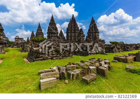 Prambanan temple near Yogyakarta on Java island - Indonesia 82122169