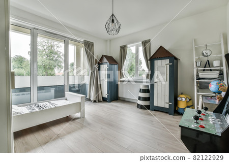 Luxury interior design of a modern children's room Luxury interior design of a modern children's room 82122929