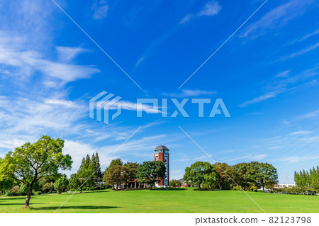 戶田川公園、農業文化公園、綠意盎然的廣闊草坪廣場<愛知縣名古屋市> 82123798
