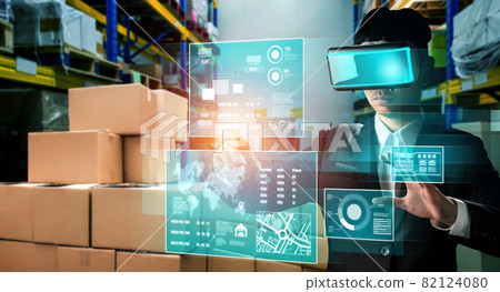 Future virtual reality technology for innovative VR warehouse management 82124080