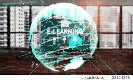 E-learning for Student and University conceptual E-learning for Student and University conceptual 82124278