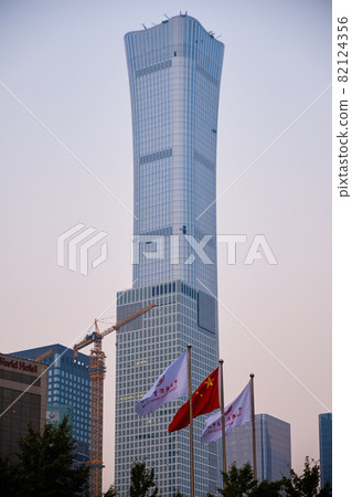 CITIC Tower, China Zun Tower skyscraper in Beijing, China CITIC Tower, China Zun Tower skyscraper in Beijing, China 82124356