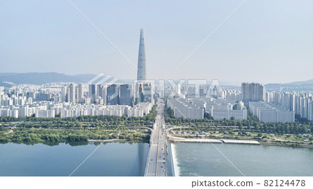 Lotte World Tower, Jamsil Bridge, Jamsil, Songpa-gu, Han River, Seoul 82124478