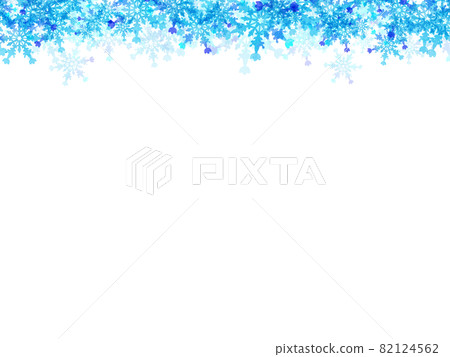 On watercolor snow frame On watercolor snow frame 82124562