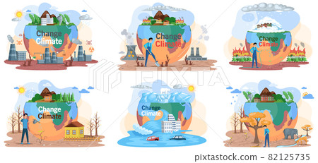 Temperature rising and animal extinction, climate change and danger for ecology. Natural disasters cataclysms Temperature rising and animal extinction, climate change and danger for ecology. Natural disasters cataclysms 82125735