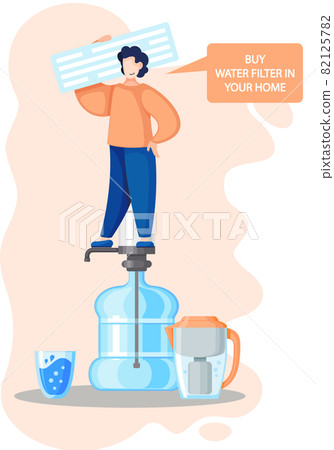 Buy water household filter in your home for cleaning tap water from mechanical, insoluble particles Buy water household filter in your home for cleaning tap water from mechanical, insoluble particles 82125782